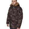 Куртка мужская демисезонная Арт.КМ-804 коричневая р.46-52