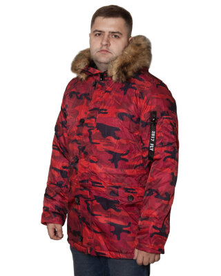 Куртка мужская демисезонная Арт.КМ-804 красная